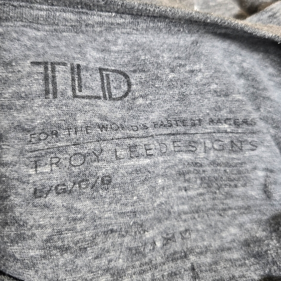 TLD Honda t-shirt Size:L Color:Gray - Picture 4 of 4